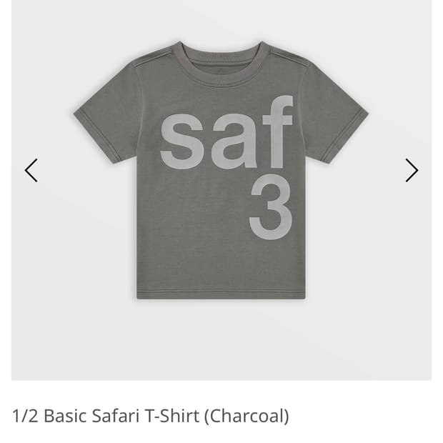 1/2 Basic Safari T-Shirt 사파리스팟