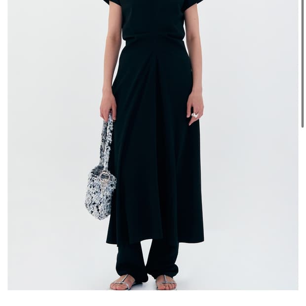 로우클래식 심리스 롱 드레스