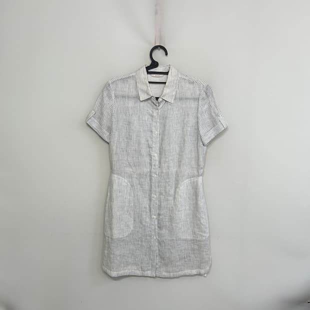 BCBG 여름 린넨 원피스 55