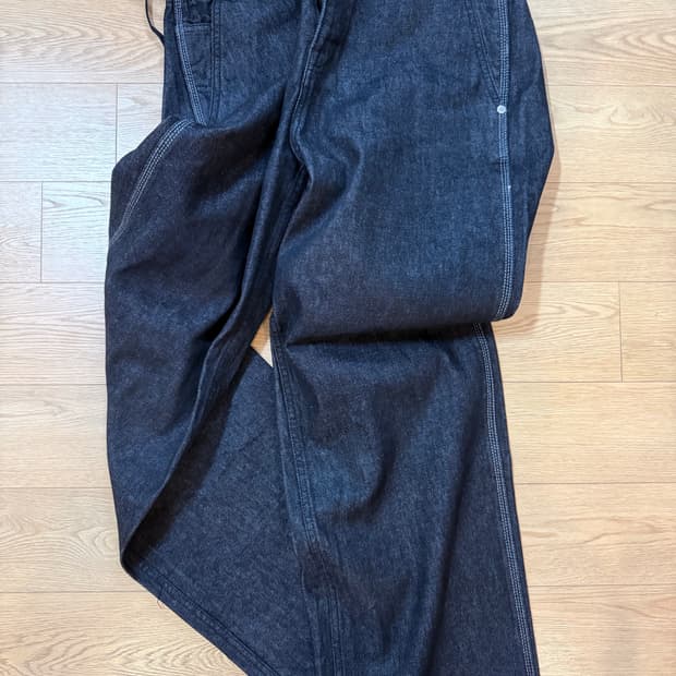 언어팩티드 플랙 데님 블랙-M