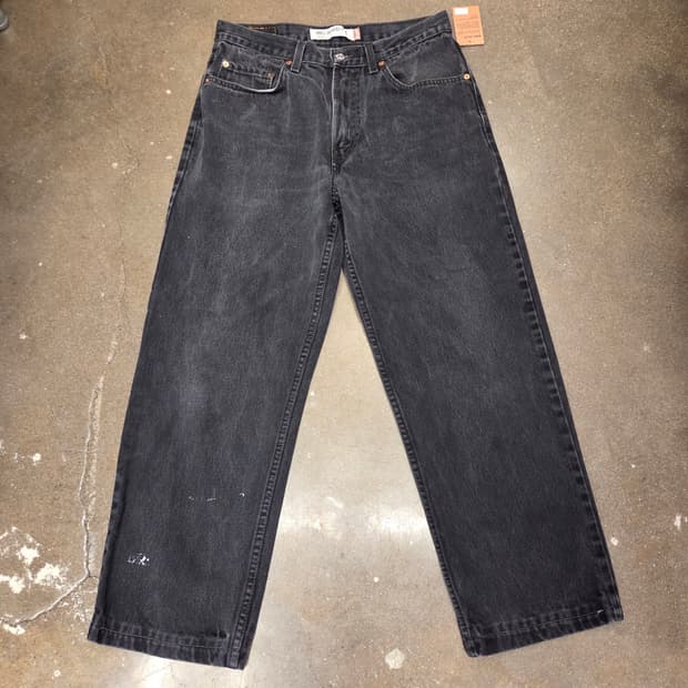 리바이스 550 Levis 블랙진 데님 흑청 팬츠