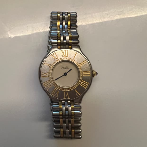 Cartier must de 21 빈티지 쿼츠 시계
