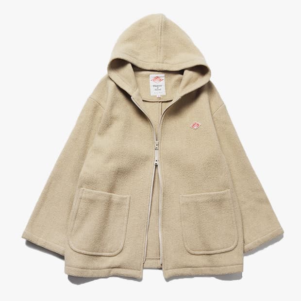 DANTON - WOOL PILE HOOD ZIP
