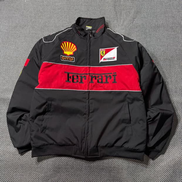 새상품 Ferrari 레이싱 점퍼 (XL/XXL)