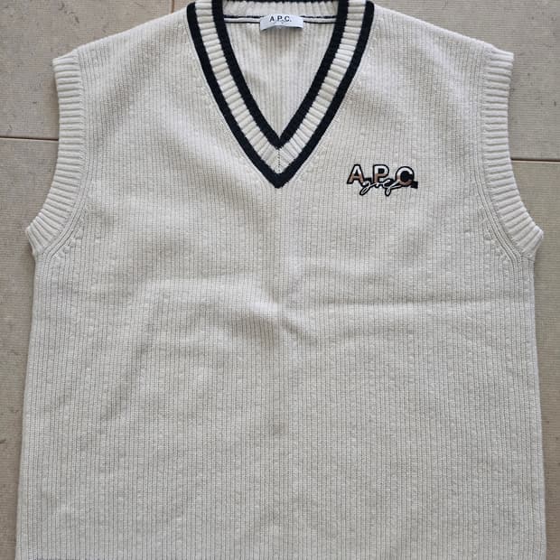 A.P.C.골프니트울조끼