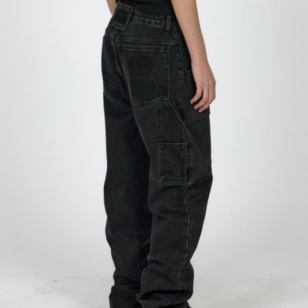 플라스틱프로덕트 MPa PAINTER DENIM PANTS