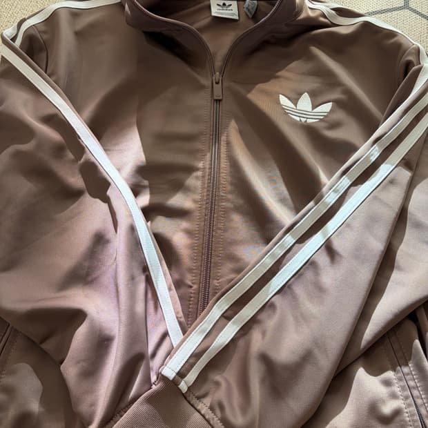아디다스 브라운 져지 M 새상품