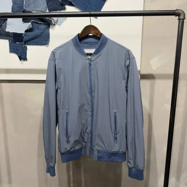 (M) 자라 ZARA 캐주얼 클래식 블루종 항공자켓
