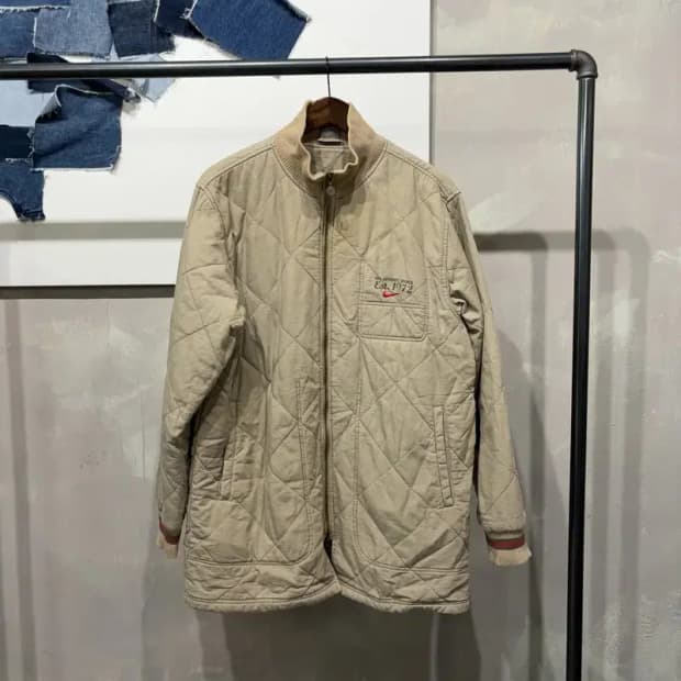 (105) 나이키 00s 올드스쿨 빈티지 퀼팅 자켓