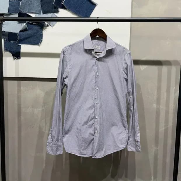 (100) 타임옴므 한섬 클래식 패턴 셔츠 남방