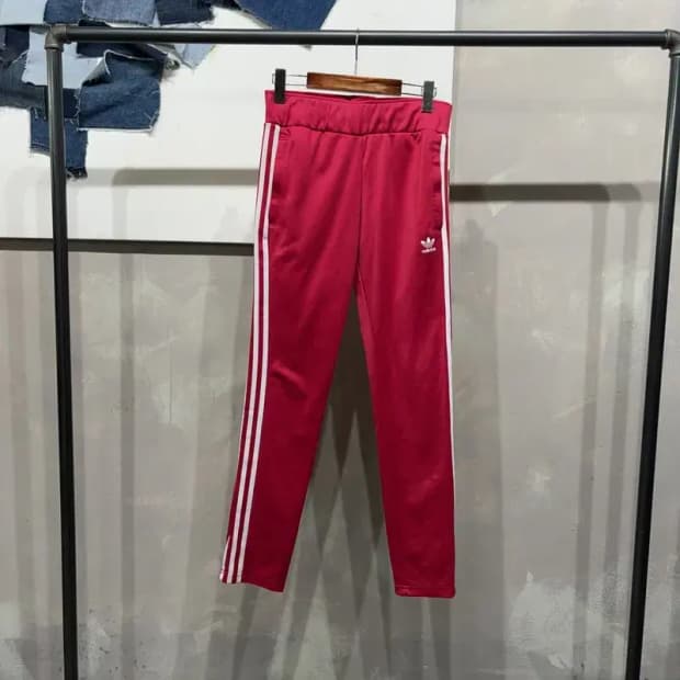(25~27인치) 아디다스 여성 유로파 밴딩 핑크 팬츠 운동바지