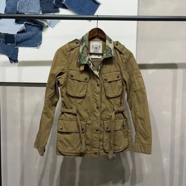 (85) 버커루 여성 밀리터리 야상 필드 자켓