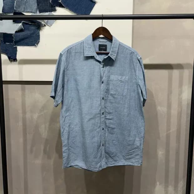 (105) 버커루 캐주얼 린넨 반팔셔츠 남방