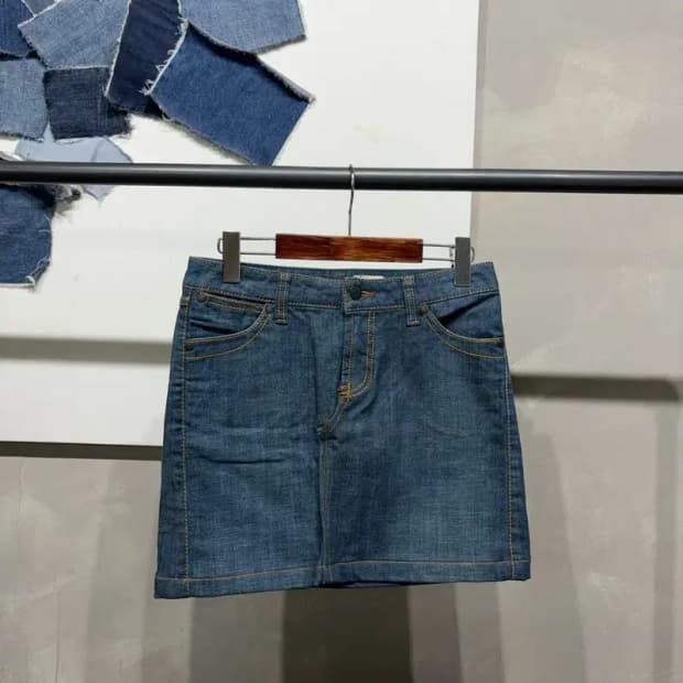 (27인치) 캘빈클라인 CK 여성 청치마 미니스커트