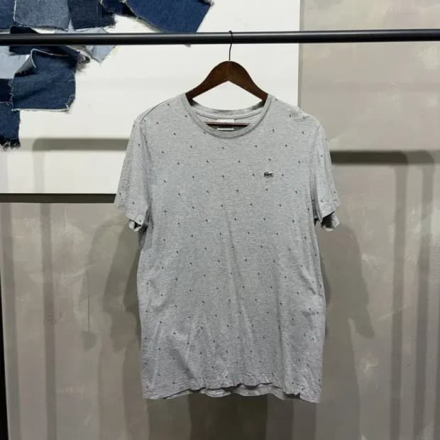 (105) 라코스테 캐주얼 프린팅 반팔 티
