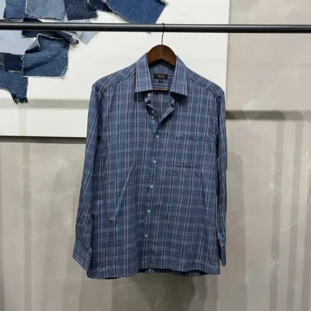 (100) 닥스 클래식 체크 셔츠 남방