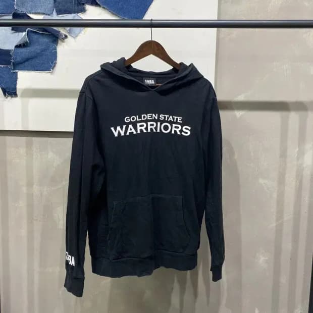 (100) NBA 골든스테이트 농구 프린팅 후드티