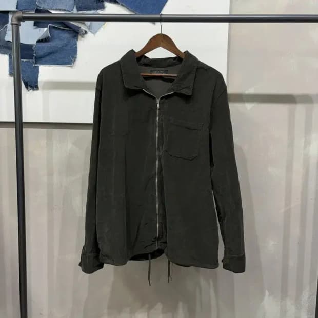 (105) 자라 ZARA 캐주얼 코듀로이 블루종 자켓