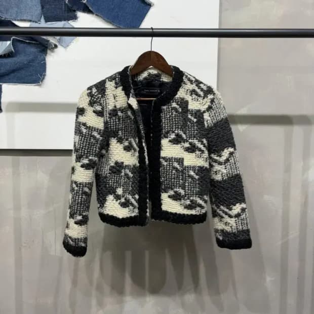 (85) 자라 ZARA 여성 캐주얼 트위드 자켓