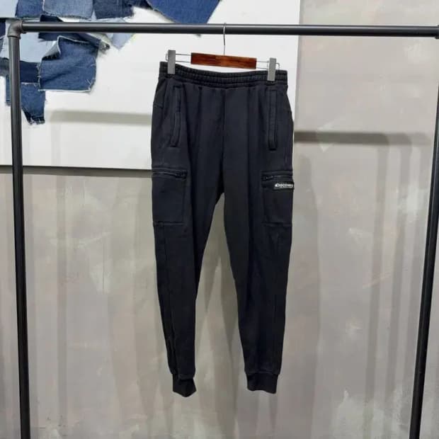 (25~26인치) 디스커버리 여성 약기모 밴딩 카고 조거팬츠 바지