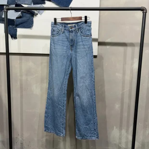 (24인치) 리바이스 여성 BAGGY 부츠컷 청바지 데님팬츠