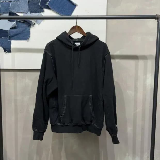 (95) 디스이즈네버댓 디네댓 스티치 기모 후드티