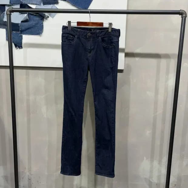 (30인치) 게스 여성 캐주얼 스트릿 스판 청바지 데님팬츠