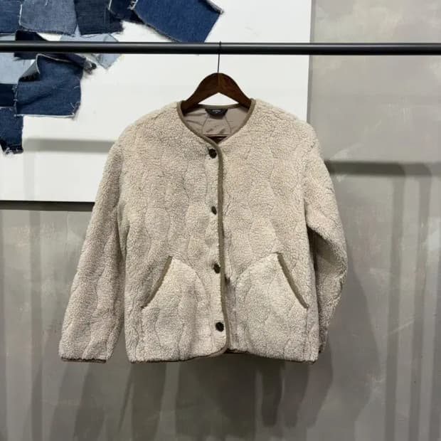(90) 탑텐 여성 캐주얼 양털 뽀글이 자켓