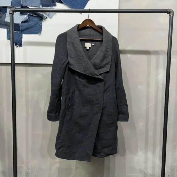 (55) DKNY 한섬 여성 더블 울코트