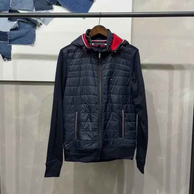 (95) 타미힐피거 캐주얼 기능성 경량패딩 자켓