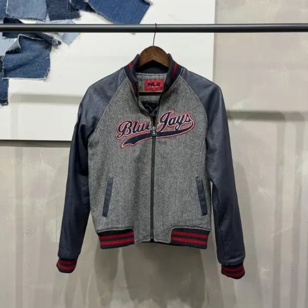 (95) MLB 여성 소가죽 야구잠바 자켓