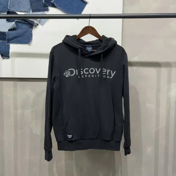 (95) 디스커버리 캐주얼 아웃도어 기모 자수 후드티
