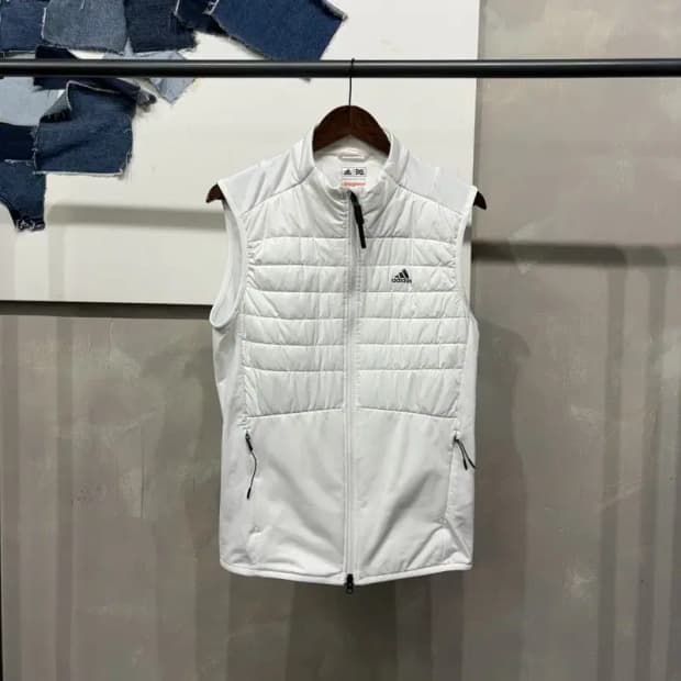 (95) 아디다스 골프 기모 경량 패딩조끼