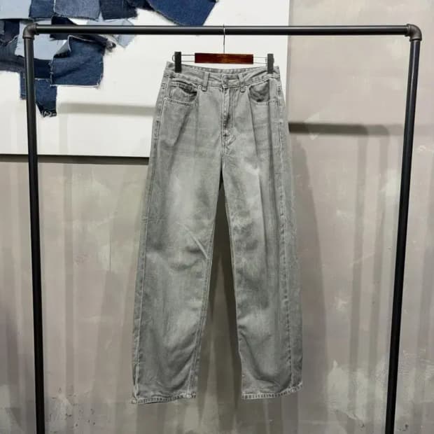 (25인치) 에잇세컨즈 여성 스트릿 코튼 카키 팬츠 바지