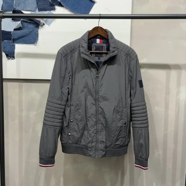 (100) 타미힐피거 캐주얼 경량패딩 자켓
