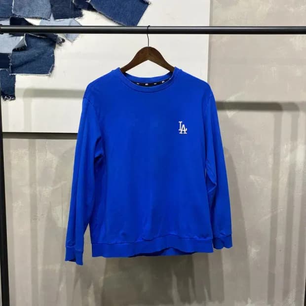 (95) MLB LA다저스 스트릿 자수 백프린팅 맨투맨 긴팔 티