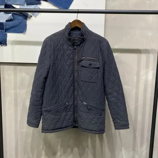 (100) 빈폴 캐주얼 클래식 경량패딩 자켓