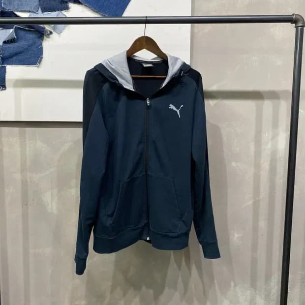 (105) 퓨마 스트릿 캐주얼 프린팅 후드집업 자켓