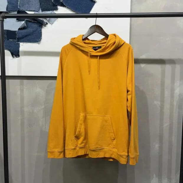 (105) H.M 흐앤므 캐주얼 스트릿 옐로우 후드티