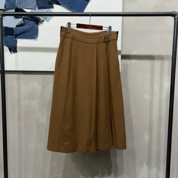 (29인치) SJSJ 여성 한섬 모직 치마 랩 스커트 팬츠