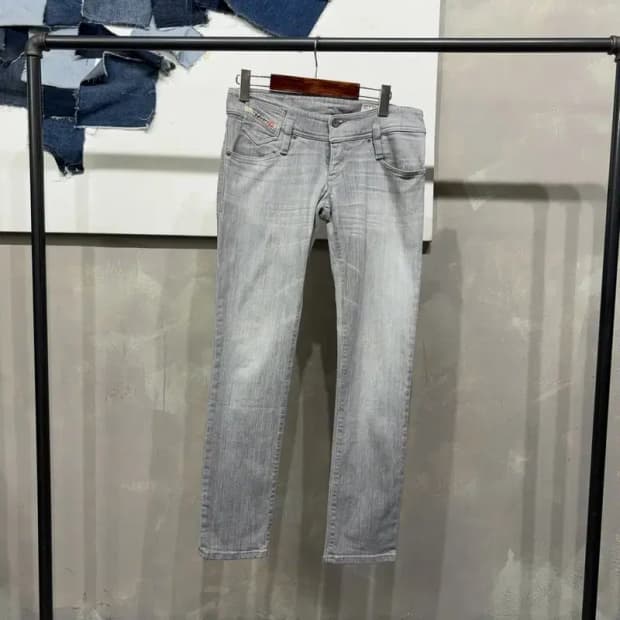 (26인치) 디젤 여성 MATIC 스판 그레이진 청바지
