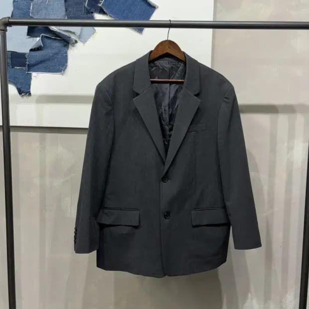 (110) 무신사스탠다드 캐주얼 클래식 블랙 블레이저 자켓