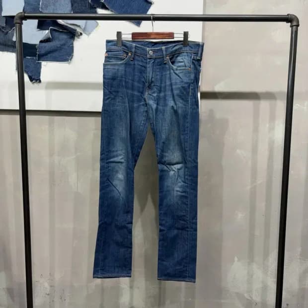 (32인치) 리바이스 510 캐주얼 워싱 진청바지 데님팬츠