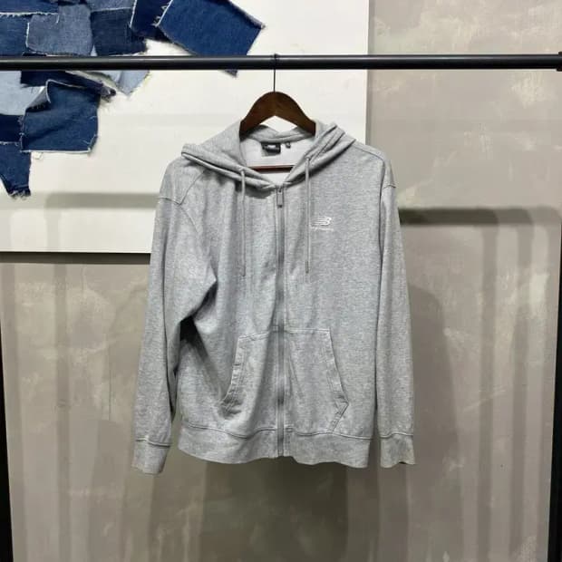 (95) 뉴발란스 캐주얼 자수 후드집업 자켓