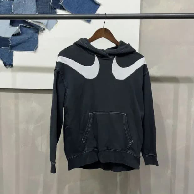 (90) 나이키 캐주얼 더블스우시 기모 후드티
