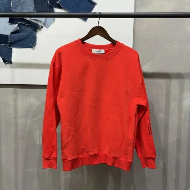 (95) 앤더슨벨 캐주얼 기모 백프린팅 맨투맨