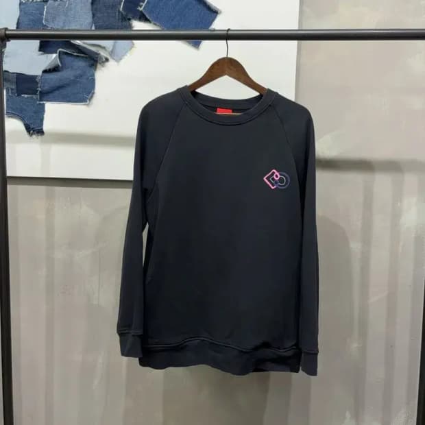 (100) 럭키슈에뜨 여성 오버사이즈 프린팅 맨투맨