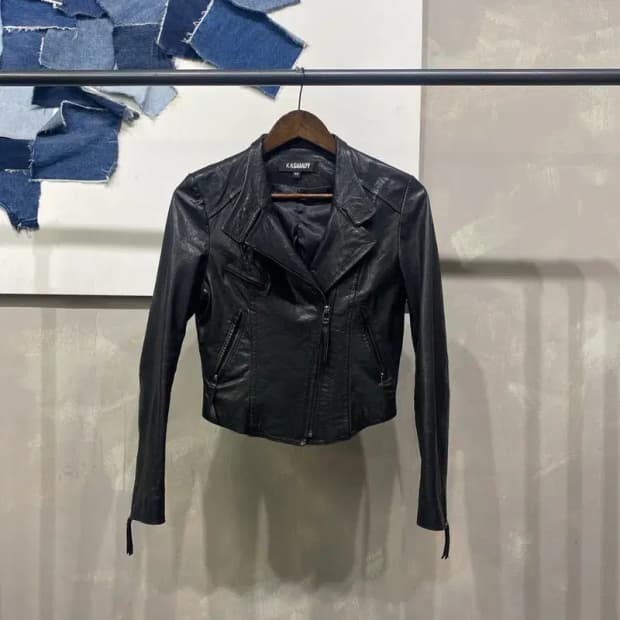 (55) 카시바디 여성 빈티지 양가죽 라이더자켓
