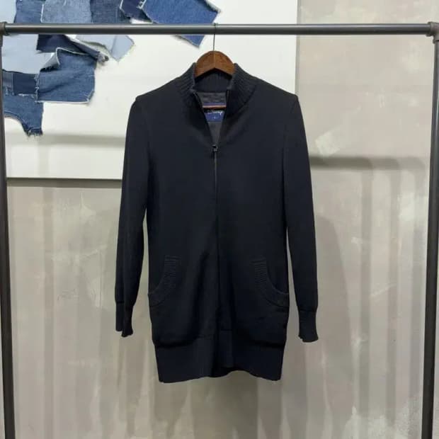 (90) 디즈니 여성 골프 스포츠 방풍 롱 니트 자켓