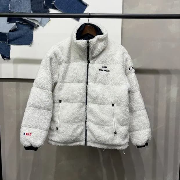 (90) 아이더 등산 덕다운 양면 리버시블 후리스 패딩